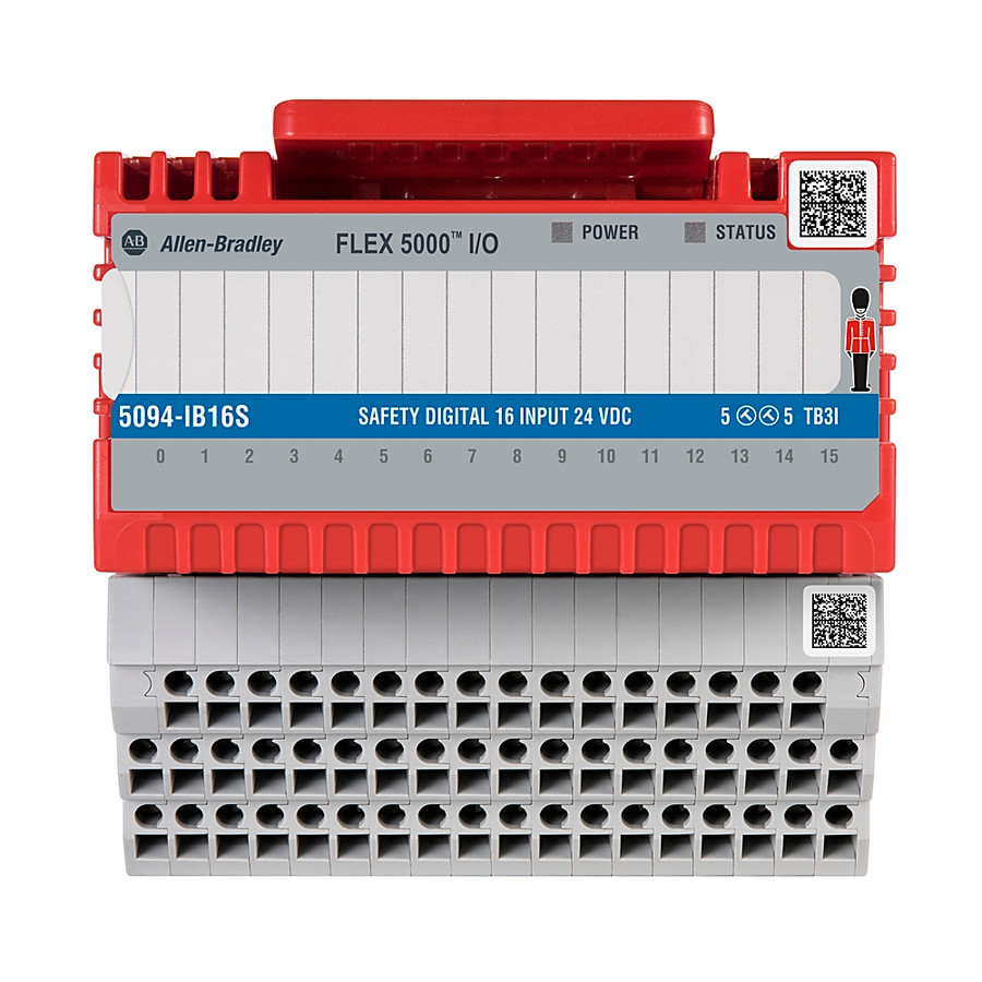 MÓDULO DE I/O DE SEGURIDAD, 16 ENTRADAS DIGITALES, SINKING, 10-32 V CC, 2-8 MA - 5094IB16S