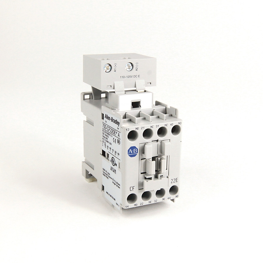 RELEVADOR DE CONTROL 4 POLOS, 2  N.O. y 2 N.C, 110…125VDC - 700CF220ED