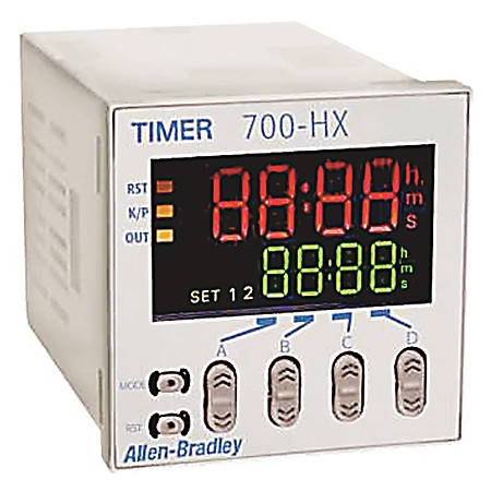 TIMMER MULTIFUNCIONAL DE 0.050 SEGUNDOS A 9999 HORAS, 12/24 V DC, 24 V AC, 50/60 HZ. - 700HX86SU24
