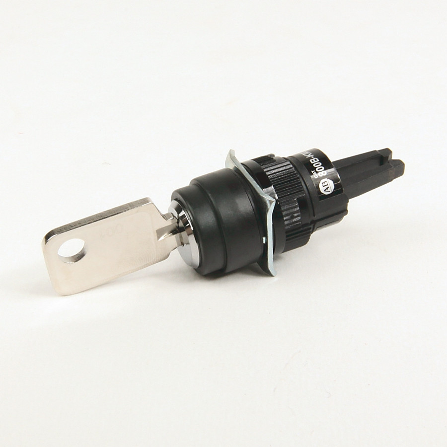 Selector de 3 posiciones mantenido,con llave,16mm,plastico,IP66,NEMA 4/4X/13, no iluminado. - 800BKM3A