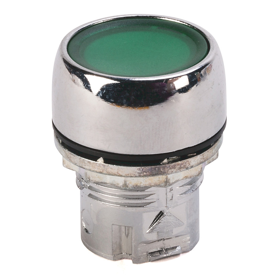 BOTON PULSADOR ILUMINADO COLOR ROJO DE 22.5MM, OPERADOR RASA - 800FMLFA4