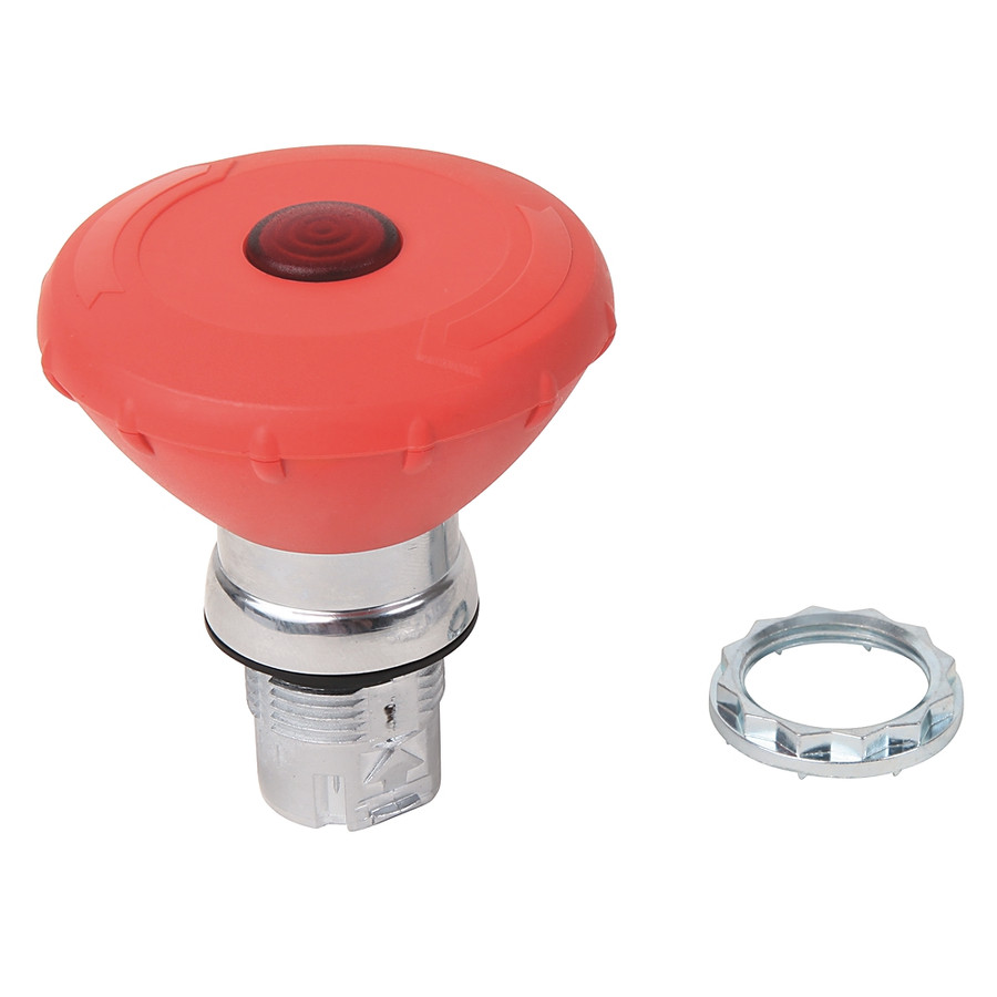 BOTON PARO DE EMERGENCIA ILUMINADO, 22MMBISEL PLASTICO, TWIS - 800FMLMT64