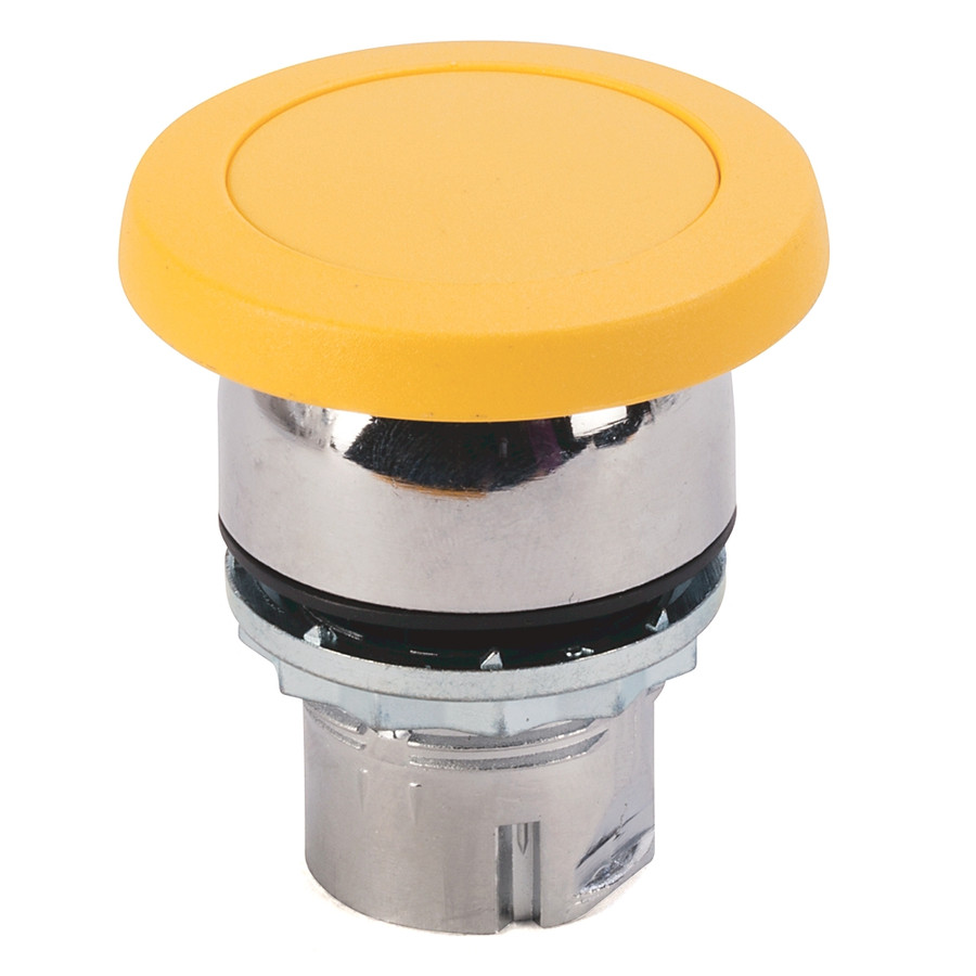 BOTON CABEZA DE HONGO 22 MM, OPERADORMETALICO,  COLOR ROJO - 800FMMM44