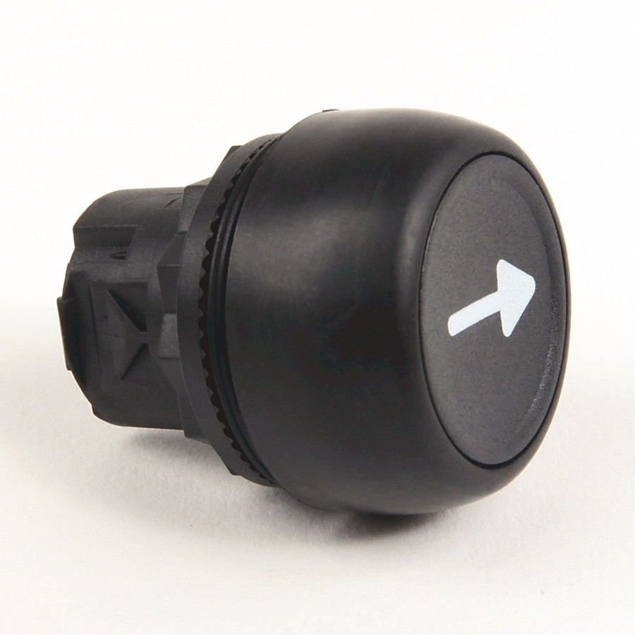 Boton para botonera colgante,Flecha sencilla de 1 velocidad,color negro, flecha horizontal - 800FPCA2U243