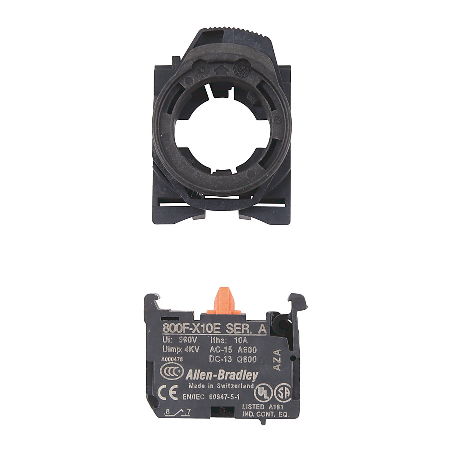 LATCH PLASTICO PARA BOTONES 800FINCLUYE CONTACTO NO DE ACCIO - 800FPX10E