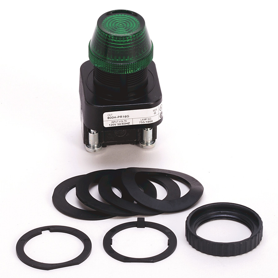 LUZ PILOTO 120 VAC COLOR VERDE - 800HPR16G