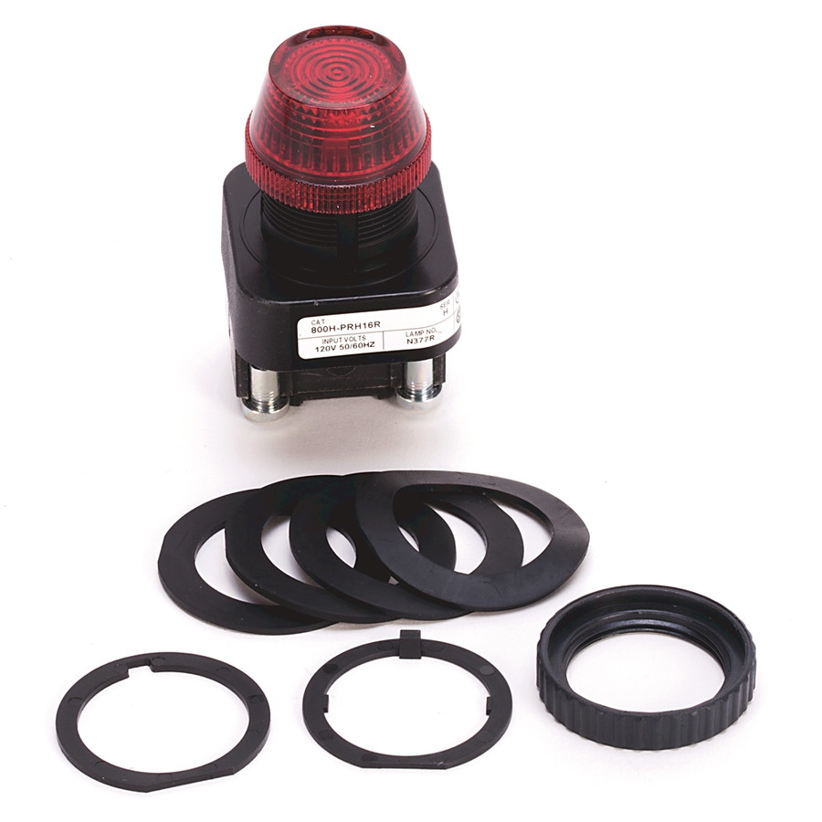 30MM PILOT LIGHT 800H PB - 800HPRH16R