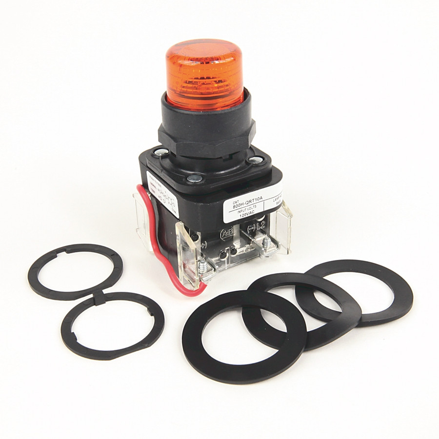 30MM PILOT LIGHT 800H PB - 800HQRT10B