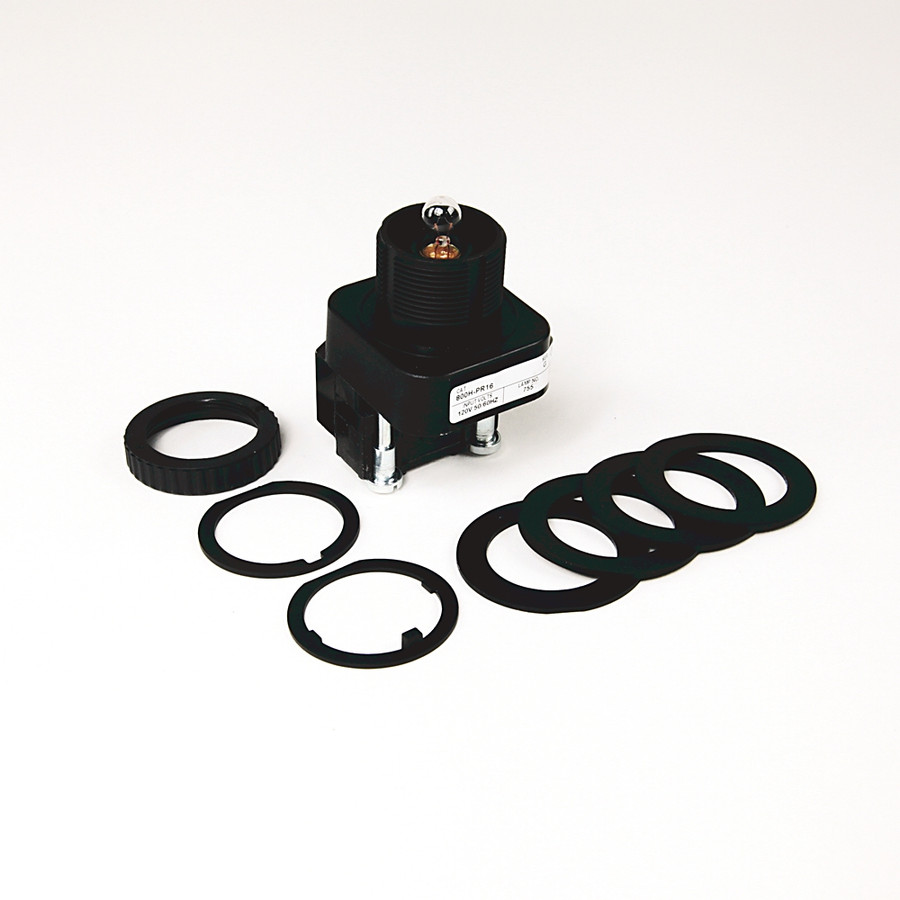 30MM PILOT LIGHT 800H PB - 800HPRD24W