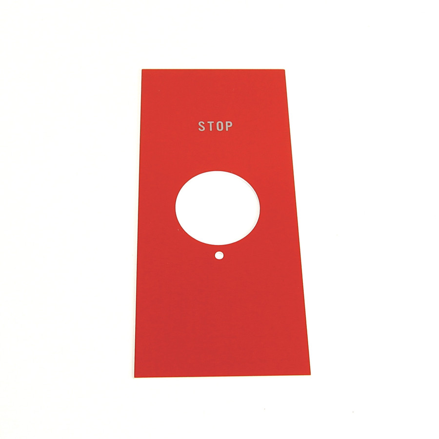 PLACA LEYENDA 'PARO'DE ALUMINI - 800HY50J