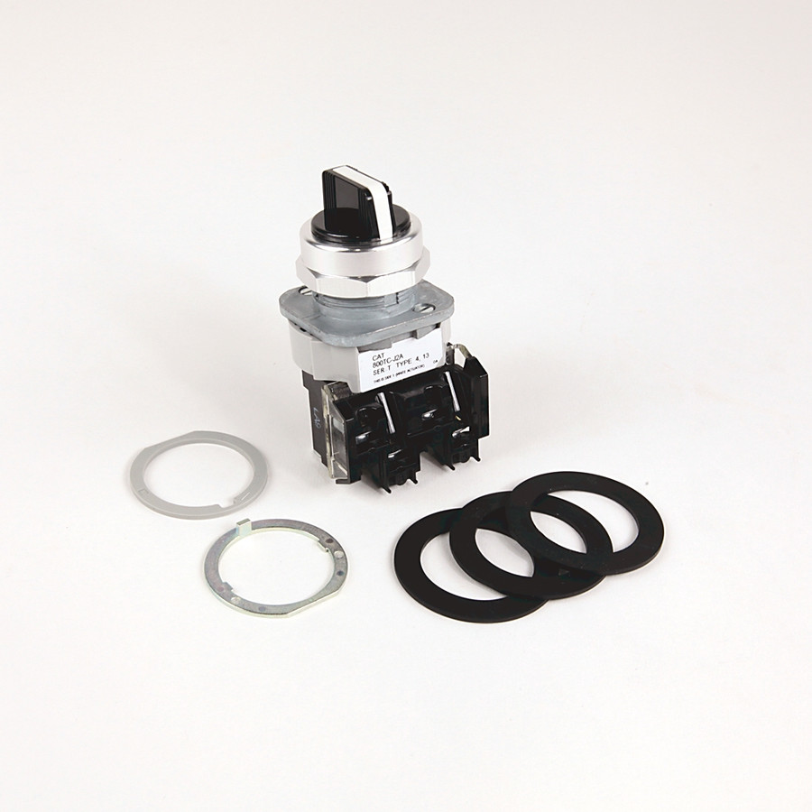 INTERRUPTOR SELECTOR 30MM 800T PB NO ILUMINADO 10AMP 600VAC - 800TCJ4A