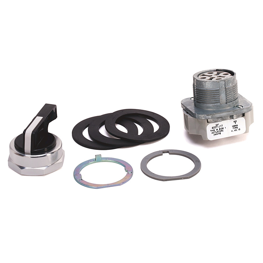 INTERRUPTOR SELECTOR DE 3 POSICIONES 30MM SIN POCISIONES PALANCA MANTENIDA  DISPOSITIVO CON EMBALAJE - 800TJ17