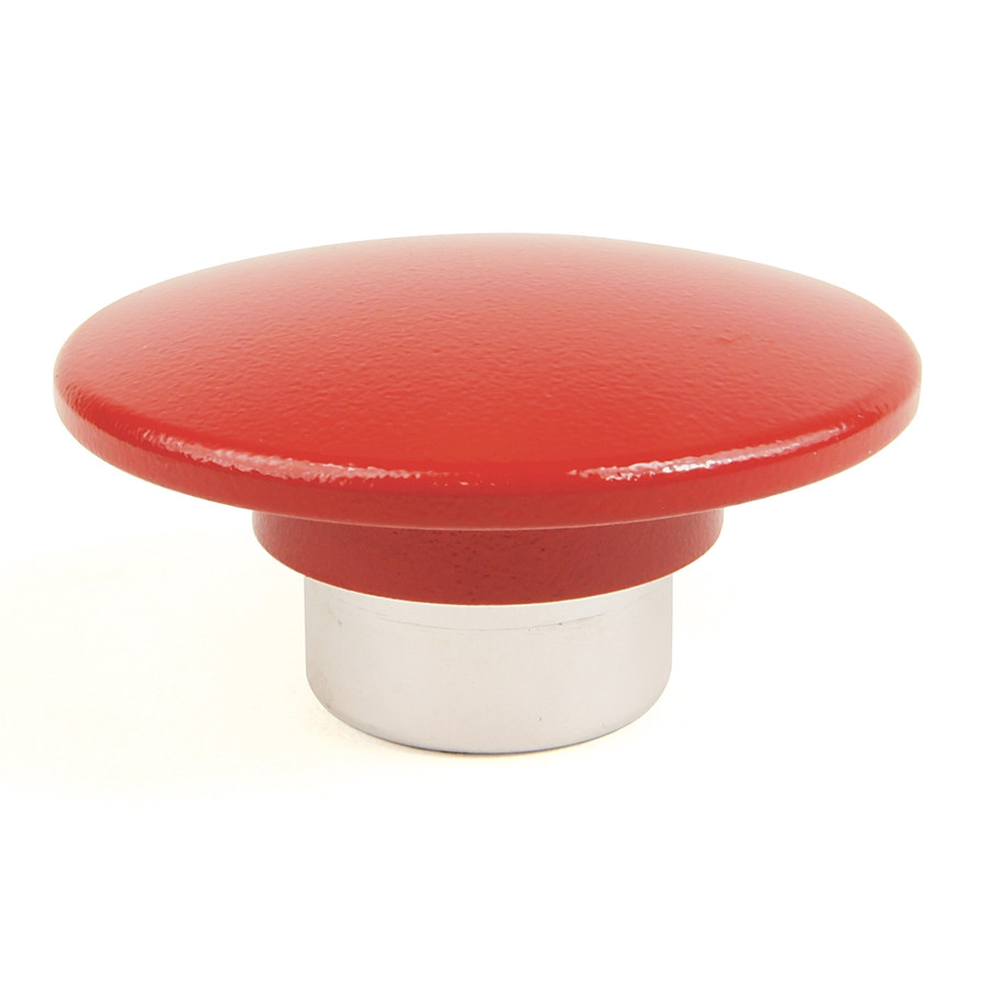 PIEZA DE REPUESTO BOTON PULSADOR 30 MM ROJO,METAL,TIPO HONGO NO LLU - 800TN248R