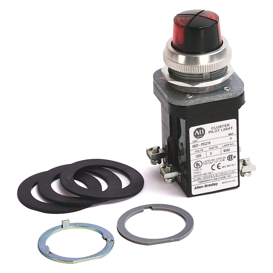 30MM PILOT LIGHT 800T PB - 800TPCL216XRXR