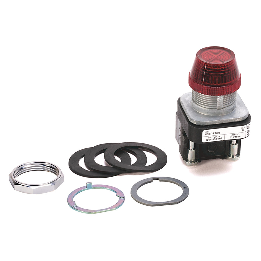 LUZ PILOTO TIPO LED, ROJO, 120 - 800TPH16R