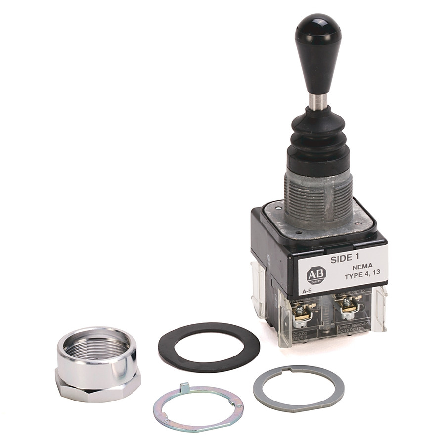 INTERRUPTOR 30.5MM CON OPERADOR BIDIRECCIONAL, RETORNO POR RESORTE, BLOQUES DE CONTACTO POS1: 1 N.C. - 800TT2H3EGXX