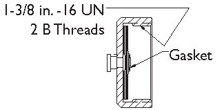 TAPA DE SELLADO, CONECTOR DE CAMBIO RÁPIDO, ALUMINIO, ROSCAS INTERNAS. - 889AQCAP