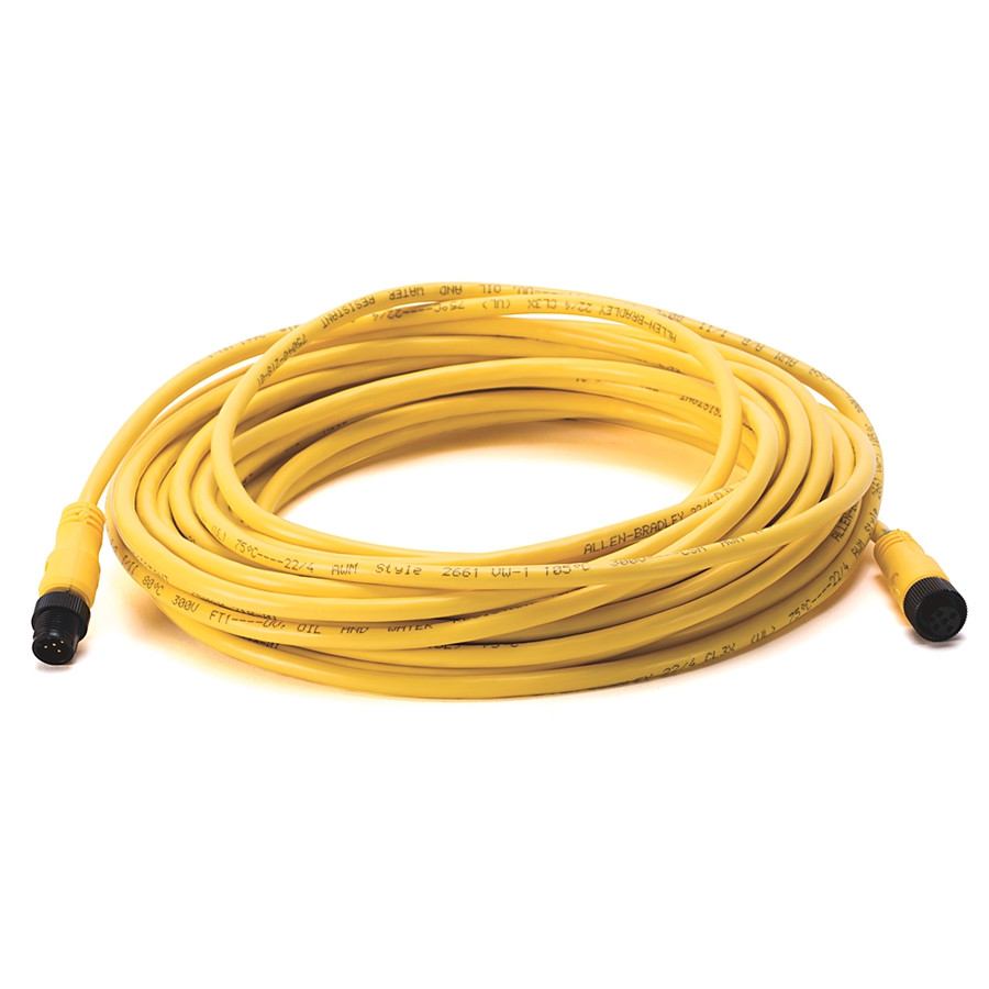 CABLE PATCHCORD DC MICRO (M12), MACHO, 5 PINES, 22 AWG, 10MTS. - 889DF5FCDMJ10