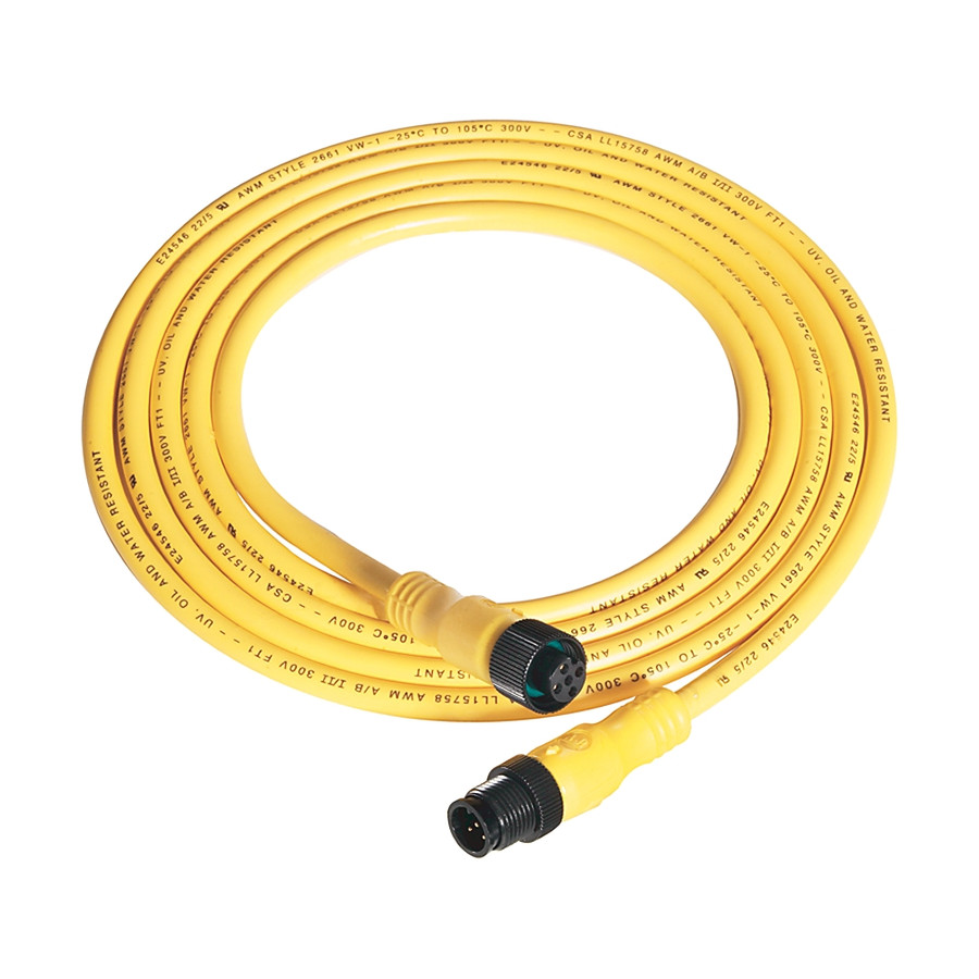 CABLE MICRO CC HEMBRA PVC AMARILLO UNSHLD 22AWG PATCHCORD ESTANDAR 3M - 889DF5ACDM3
