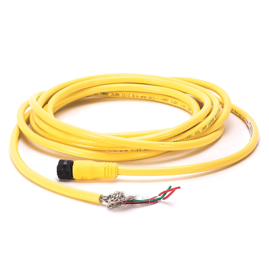 CABLE P/SENSOR, AC MICRO, 3 PINES, 22AWG, BLINDADO, 4 MTS DE - 889RF3ECA4
