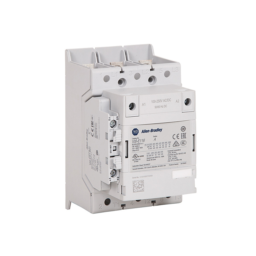 CONTACTOR IEC 100-E 250-500 V AC / DC - 100E146KN11