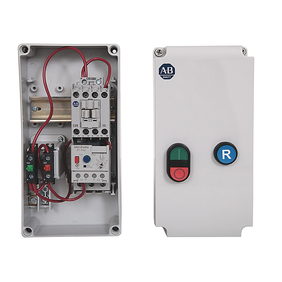 DESCONTINUADO|SOLO STOCK| ARRANCADOR 460480V60HZ/440V50HZ/480V60HZ 4/4X/12IP66,30A R-EXT STARTSTOP - 109C30LBE1T1M7
