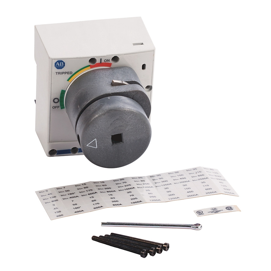 MECANISMO DE DESCONEXION ROTATORIO, TIPO 4X, ROJO/AMA, 250A - 140GHRVM12R