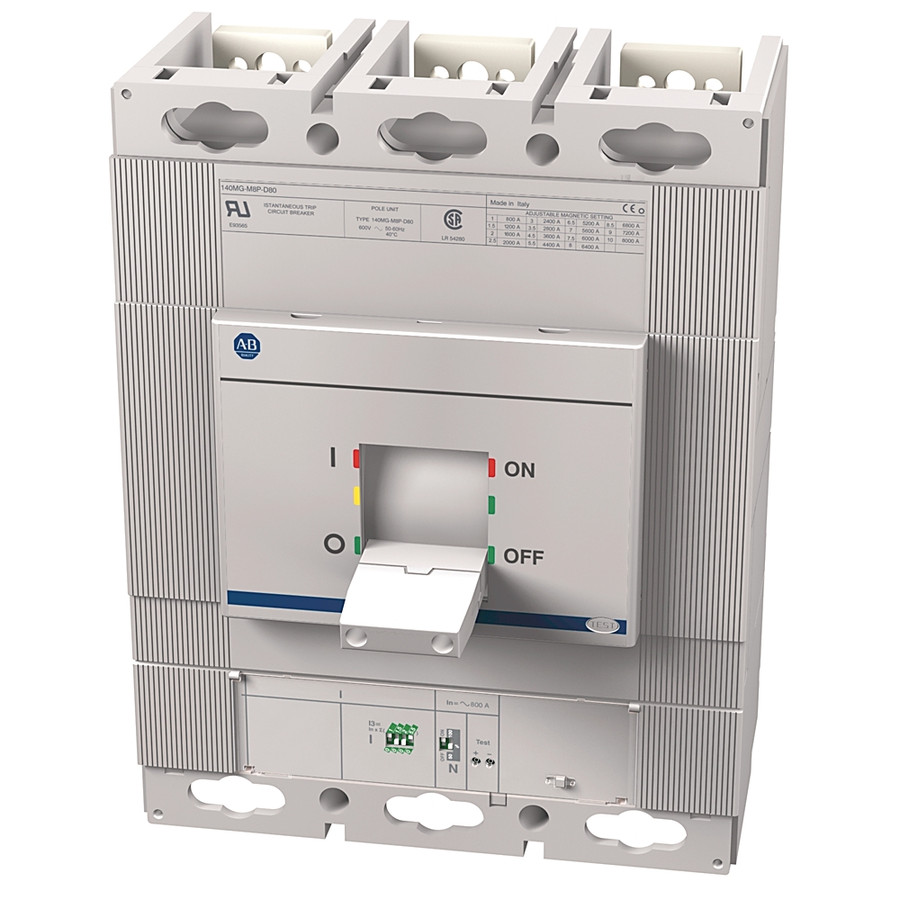 GUARDAMOTOR TIPO CAJA MOLDEADA MCP, FRAME M, 600 AMPS - 140MGM8PD60
