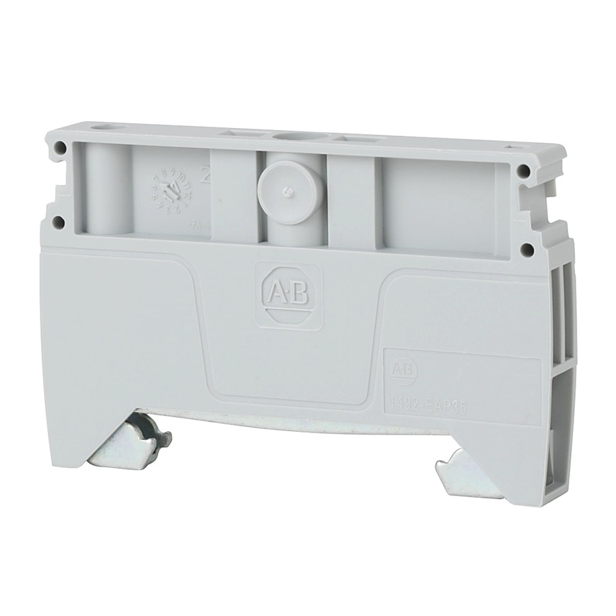 1492 TERMINAL BLOCK ACCESSORIES END ANCHOR, END ANCHOR, USED W/ STANDARD 35MM DIN RAIL - 1492EAP35