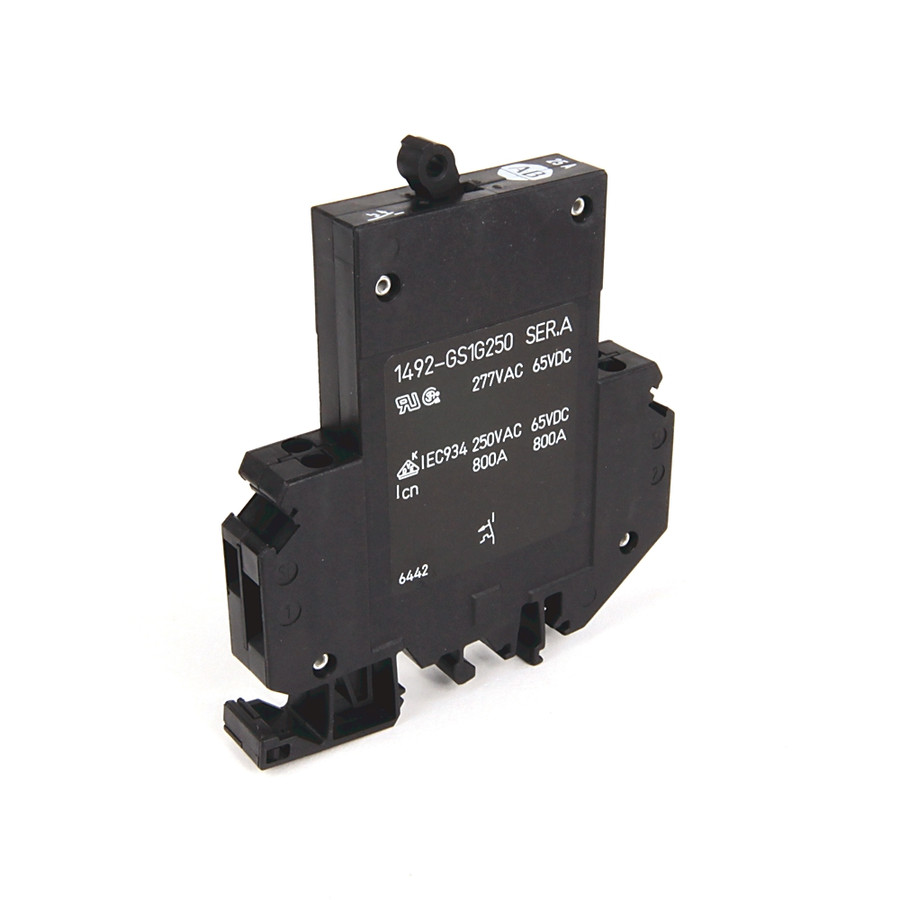 CIRCUIT BREAK MINIATURA 1 POLO, 25 AMP, CURVADE DISPARO TIPO - 1492GS1G250
