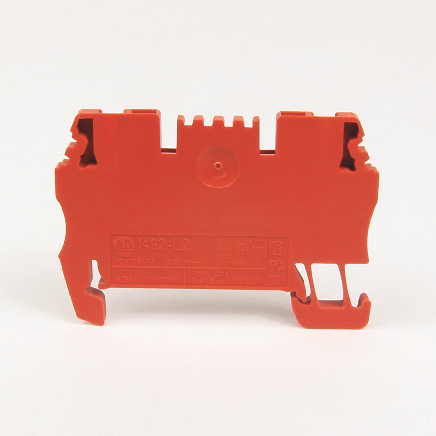 BLOQUE TERMINAL ROJO, 26-14AWG - 1492L2RE