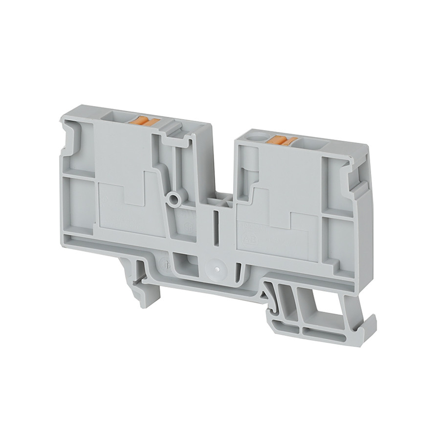 BLOQUE DE TERMINALES CONEXION 2PUNTOS PUSH-IN IEC DISTRIBUCION PASANTE 6MM NIVEL UNICO GRIS PAQ. 20 - 1492P6D