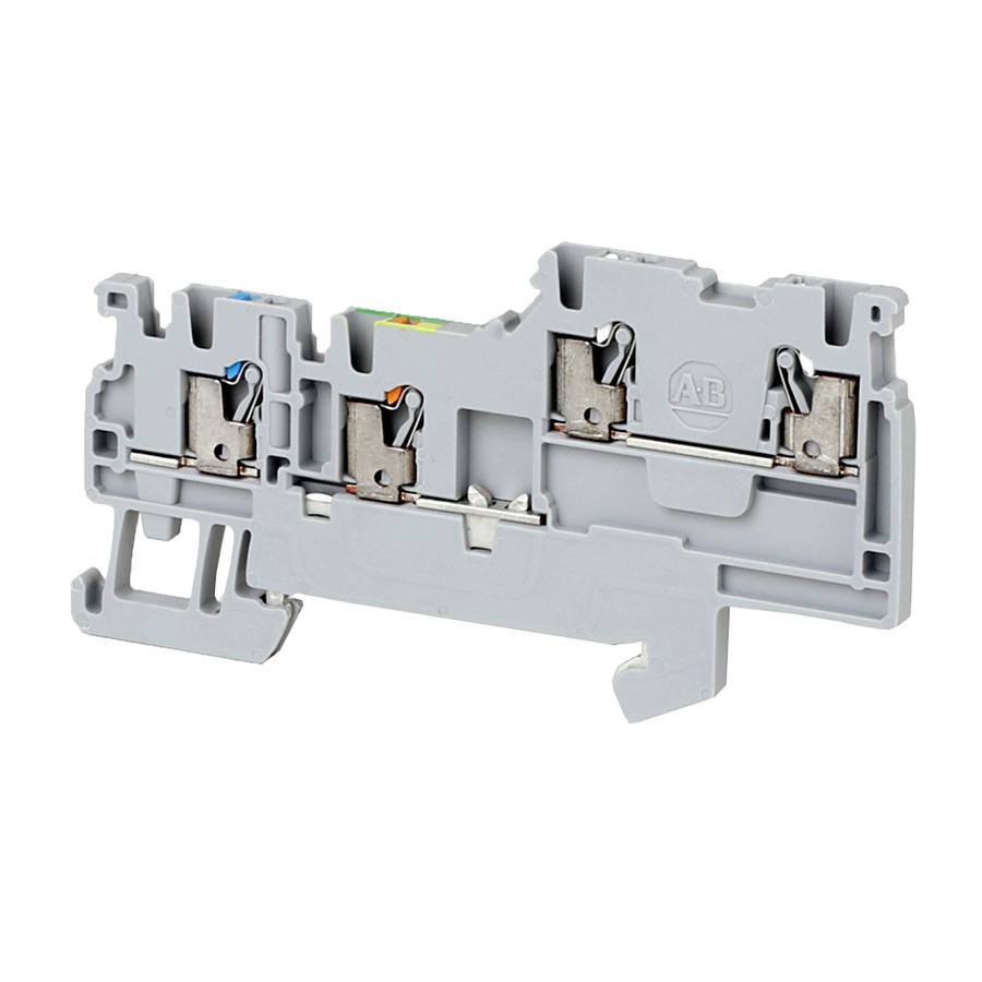 BLOQUE DE SENSORES 2 CONEXIONES MAS TIERRA 1.5MM GRIS - 1492PSG23