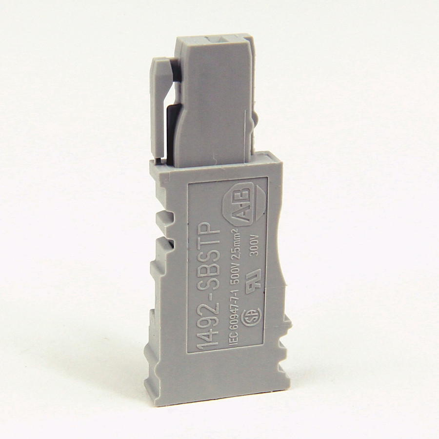 CONECTOR INICIAL, PARA BLOQUE TERMINAL 1492, COLOR GRIS, DISEÑADO PARA CONEXION EN SERIE - 1492SBSTP