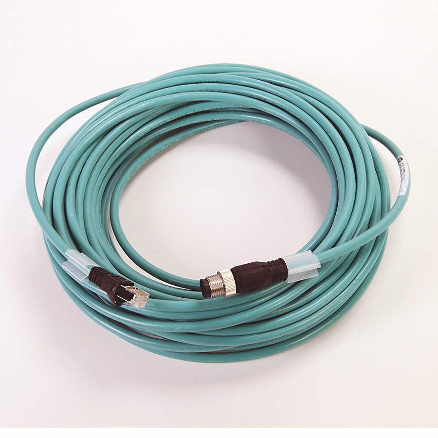 CABLE ETHERNET, 20MTS, 4 CONDUCTORES, M12 TIPO MACHO, RJ45 BLINDADO,  DE ALTA FLEXIBILIDAD - 1585DM4UBJM20