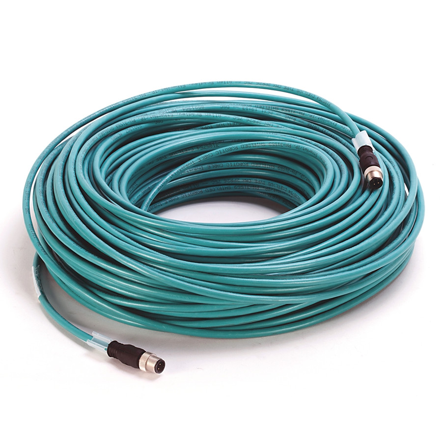 CABLES ETHERNET CAT5E 100BASE-TX 100 MBIT / S 4 CONDUCTORES M12 MACHO RECTO 7 MTS - 1585DM4UBDM7