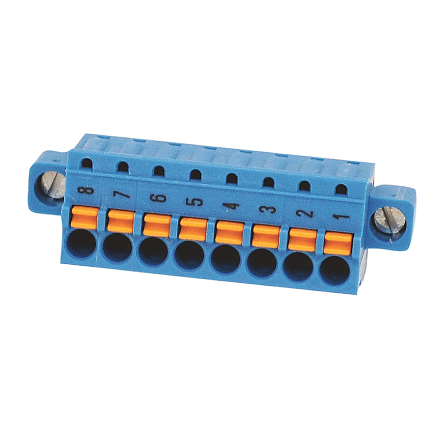 TERMINAL DE RESORTE DE 8 POLOSEx I/O - 1719TB8S