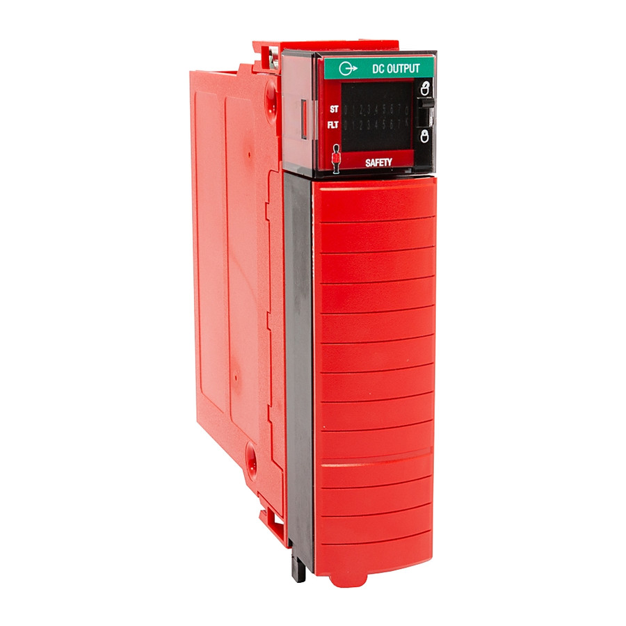 MODULO IO  DE SALIDAS DE SEGURIDAD DE 10-30 VCC 8 PTOS 20 PINES - 1756OBV8S