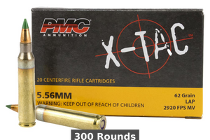 5.56x45mm – 62 Grain FMJ M855 – PMC (5.56K) 300 Rounds