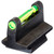 Hiviz Ic Rif 7/16" Tall Frnt Grn/r