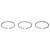Lbe Ar Bolt Gas Rings (set Of 3)