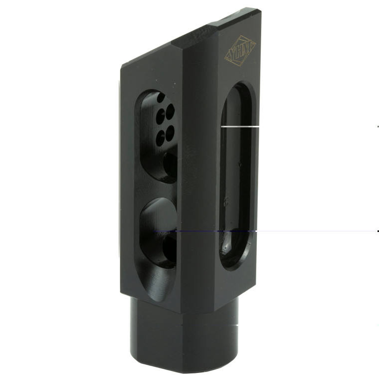 Yhm Slant Brake/comp 5/8-24 .30cal