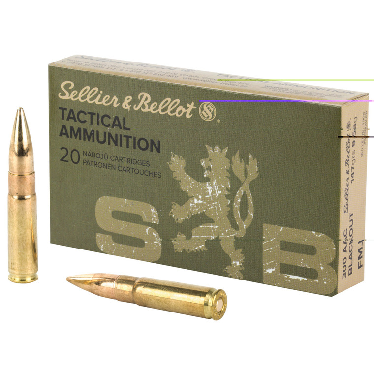 S&b 300blk 147gr Fmj 20/1000 (RPLSB300BLKB)