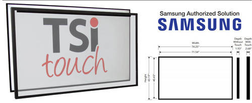 Samsung DM82E Touch Screen Overlay
