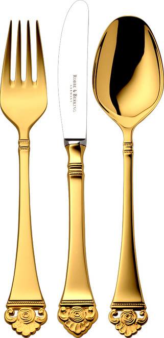Rosenmuster Cutlery Collection in Vermeil (Full)