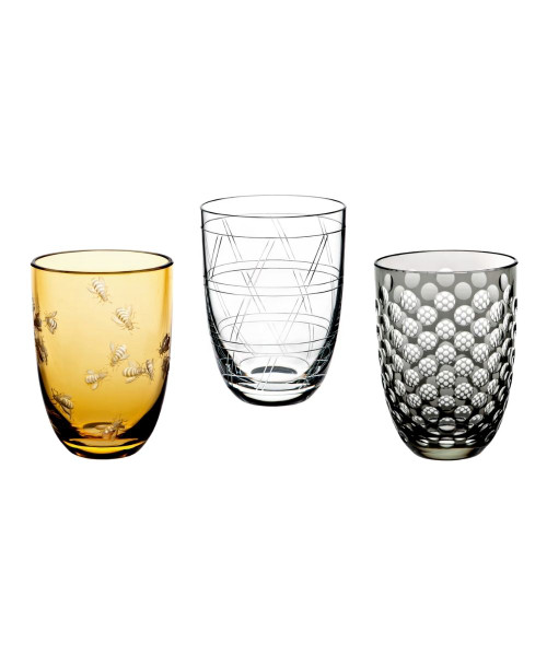 "Earth" Crystal Tumbler Collection (Beehive)