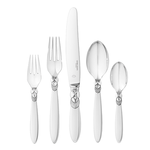 Georg Jensen Cactus Sterling Silver Flatware Collection