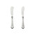 Robbe & Berking Baltic Stainless Steel Butter & Cheese Set (Butter Knife HH & Cheese Knife HH)