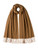 Johnstons of Elgin Classic Cashmere Wide Plain Scarf in Dark Camel