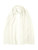 Johnstons of Elgin Cashmere Gauzy Stole in White